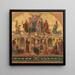 Progetto per l'opera principale realizzata in grandi dimensioni nella chiesa parrocchiale di Sainte-Anne a Baumgarten, Vienna - Hans Zatzka — quadro incorniciato alla parete