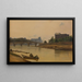 Il ponte della Concorde visto dal lungofiume della Conferenza - Prosper Barbot — quadro incorniciato alla parete