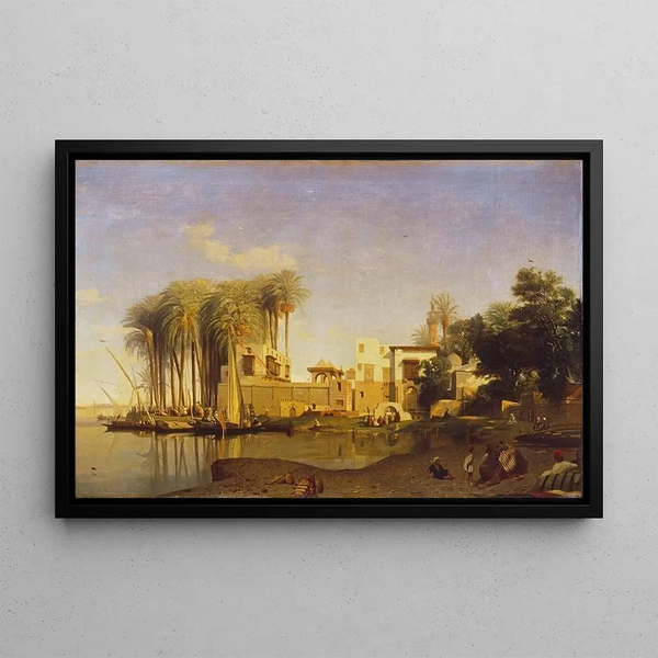 Prosper Marilhat - Beni Suef on the Nile.webp