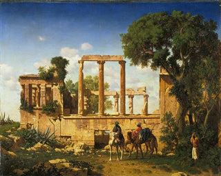 L'Érechthéion, Atene - Prosper Marilhat — vista dell’opera