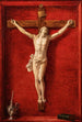 Trompe-l'œil con un crocifisso - Prospero Mallerini | Reproduction — quadro incorniciato alla parete