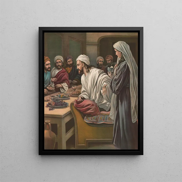 Providence Lith Co - Jesus anointed in Bethany.webp