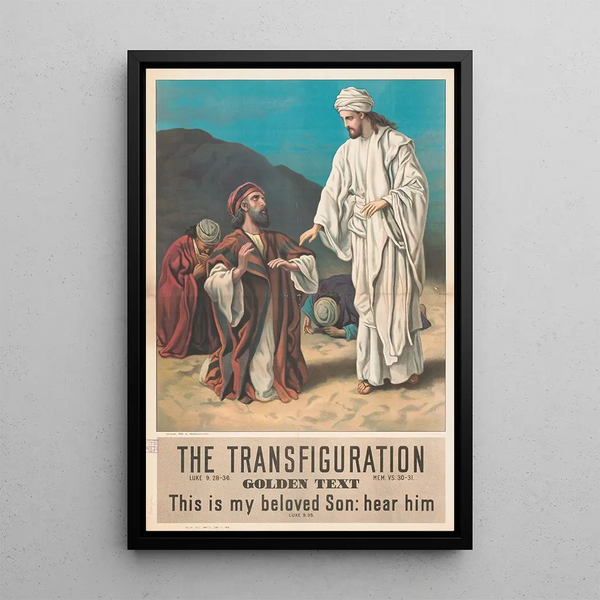 La transfiguration - Providence Lith Co — quadro incorniciato alla parete