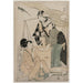 Riproduzione del dipinto Provincia di Settsu (Sei fiumi alla moda) - Kitagawa Utamaro