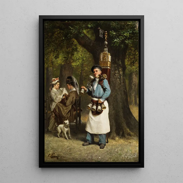 Le vendeur de boissons - Prudent-Louis Leray — quadro incorniciato alla parete