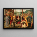 L'Adorazione dei Magi - Pseudo Granacci — quadro incorniciato alla parete