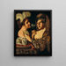 Un'allegoria del senso dell'olfatto e dell'udito - Pseudo Caroselli — quadro incorniciato alla parete