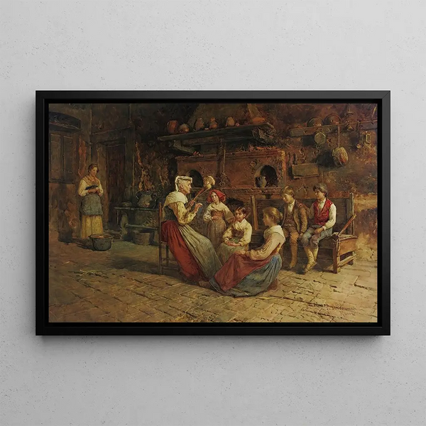 Publio De Tommasi - Listening To Grandmas Stories.webp