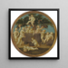 Putti con un torchio da vino - Seguace di Raffaello — quadro incorniciato alla parete