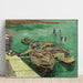 Riproduzione del dipinto Quai con uomini che scaricano barche di sabbia - Vincent van Gogh