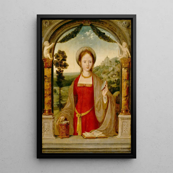 Marie Madeleine - Quentin Massys — quadro incorniciato alla parete