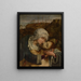 Pietà - Quentin Massys — quadro incorniciato alla parete
