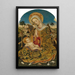 Vierge à l'Enfant - Quirizio di Giovanni da Murano — quadro incorniciato alla parete