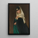Ritratto di donna - R. Max Seemann — quadro incorniciato alla parete
