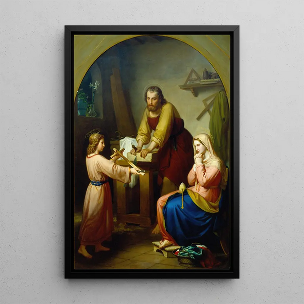La Sainte Famille - Rafael Flores — quadro incorniciato alla parete
