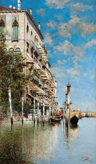Rafael Senet y Perez - Along the Grand Canal.webp