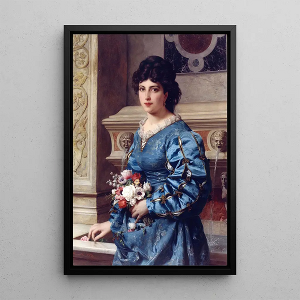 Le Bouquet - Raffaele Giannetti — quadro incorniciato alla parete