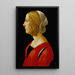 Portrait d'une jeune femme - Raffaellino del Garbo — quadro incorniciato alla parete