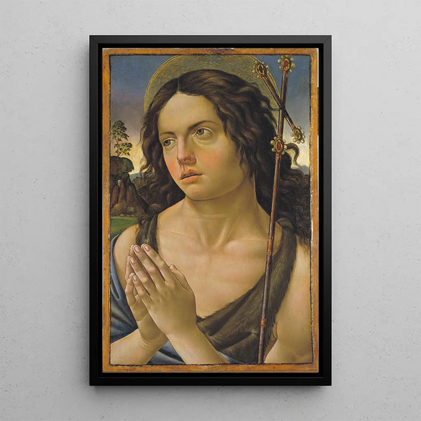 Saint Jean-Baptiste - Raffaellino del Garbo — quadro incorniciato alla parete