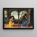 L'Annunciazione - Raffaellino del Garbo — quadro incorniciato alla parete