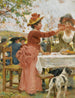 Feste nella campagna - Raffaello Sorbi — vista dell’opera