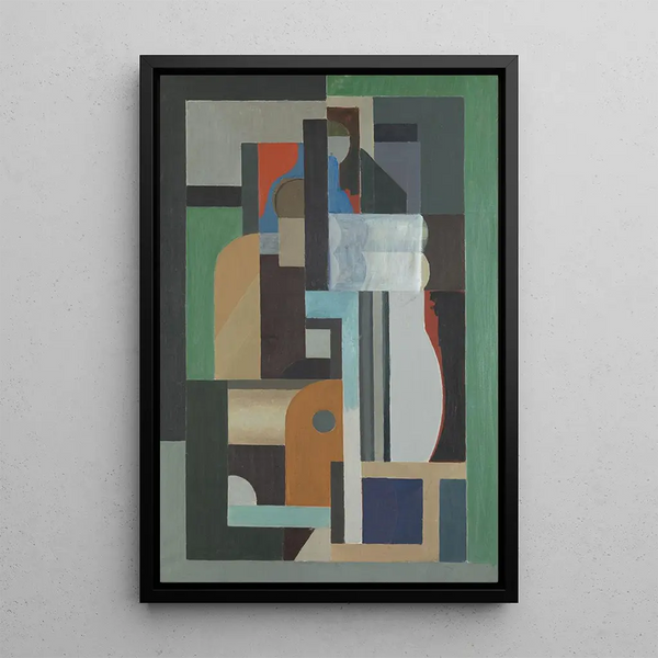 Composition - Ragnhild Kaarbø — quadro incorniciato alla parete