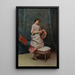 Aline tenant un chapeau - Raimundo de Madrazo y Garreta — quadro incorniciato alla parete