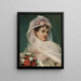 Aline Masson con cappello in mussolina - Raimundo de Madrazo y Garreta — quadro incorniciato alla parete