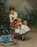 Aline con fiori - Raimundo de Madrazo y Garreta — vista dell’opera