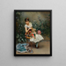 Aline con fiori - Raimundo de Madrazo y Garreta — quadro incorniciato alla parete