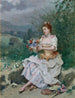 Il mazzo di fiori - Raimundo de Madrazo y Garreta — vista dell’opera