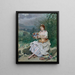 Il mazzo di fiori - Raimundo de Madrazo y Garreta — quadro incorniciato alla parete