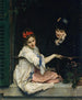 Filles à la fenêtre - Raimundo de Madrazo y Garreta — vista dell’opera