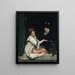 Filles à la fenêtre - Raimundo de Madrazo y Garreta — quadro incorniciato alla parete