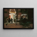 Uscita dal ballo mascherato - Raimundo de Madrazo y Garreta — quadro incorniciato alla parete