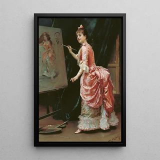 Raimundo de Madrazo y Garreta - Model Making Mischief.webp