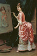 Modello facendo delle sciocchezze - Raimundo de Madrazo y Garreta — vista dell’opera