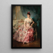 Portrait d'une dame - Raimundo de Madrazo y Garreta — quadro incorniciato alla parete