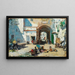 Scène de rue - Raimundo de Madrazo y Garreta — quadro incorniciato alla parete