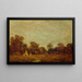 Campo al Tramonto - Ralph Albert Blakelock — quadro incorniciato alla parete