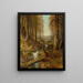 Interno della foresta - Ralph Albert Blakelock — quadro incorniciato alla parete