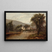 Paesaggio collinare - Ralph Albert Blakelock — quadro incorniciato alla parete