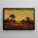 Campo indiano - Ralph Albert Blakelock — quadro incorniciato alla parete