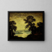 Campeggio indiano al chiaro di luna - Ralph Albert Blakelock — quadro incorniciato alla parete