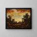 Lumière del mattino - Ralph Albert Blakelock — quadro incorniciato alla parete