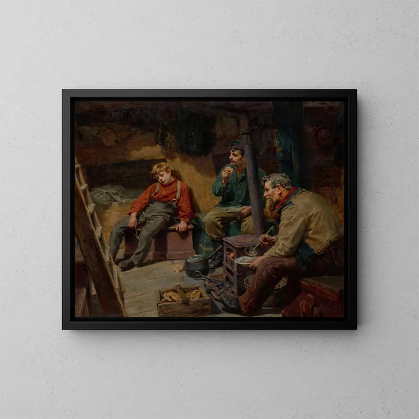 Son premier voyage - Ralph Hedley — quadro incorniciato alla parete