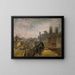 Vista di Barcellona da un tetto nella Riera de Sant Joan - Ramon Martí i Alsina — quadro incorniciato alla parete