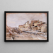 Siège di Parigi - Raoul Arus — quadro incorniciato alla parete