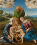 Sainte Famille di Canigiani - Raphaël — vista dell’opera