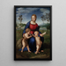 La Madone au chardonneret - Raphaël — quadro incorniciato alla parete